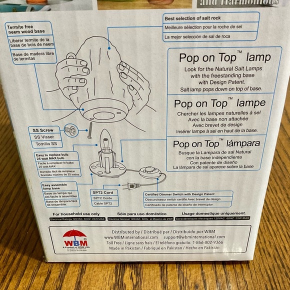 Natural Salt Lamp Himalayan Glow - Picture 3 of 6